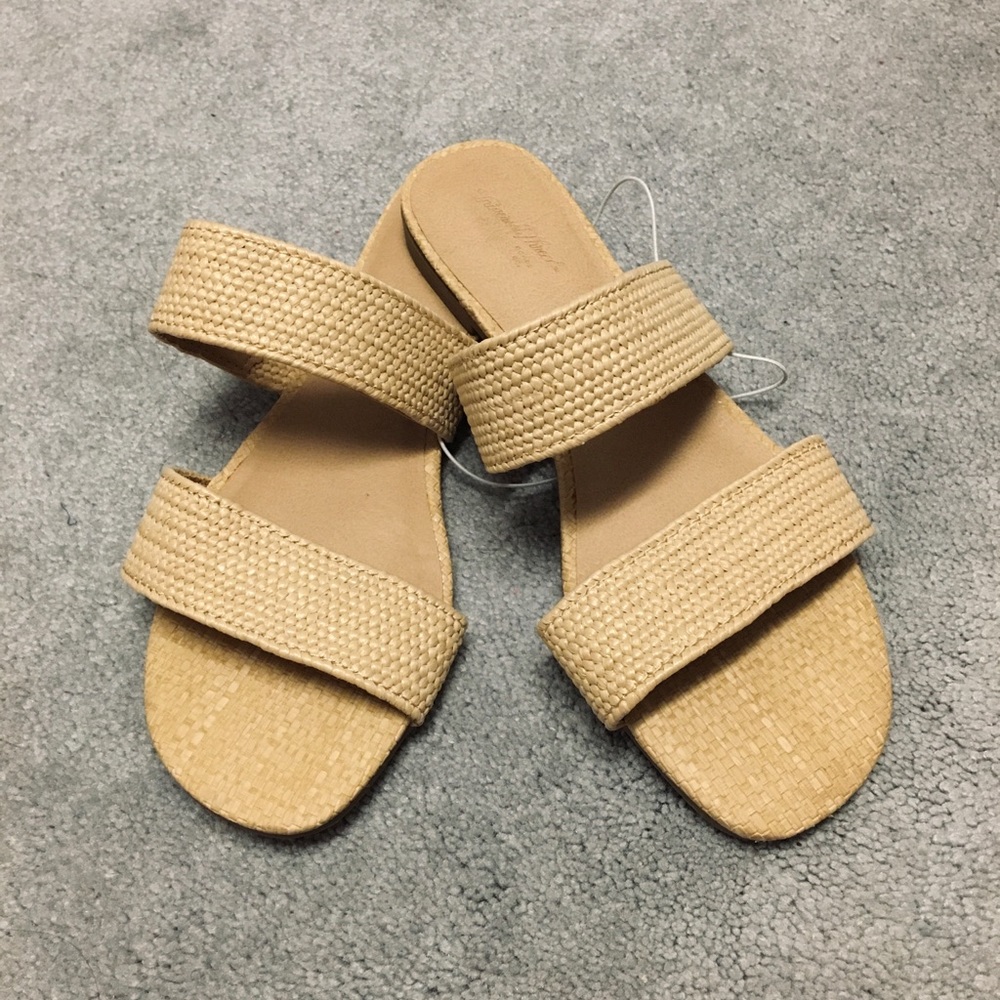 Universal Thread  woven slide sandals *NWOT